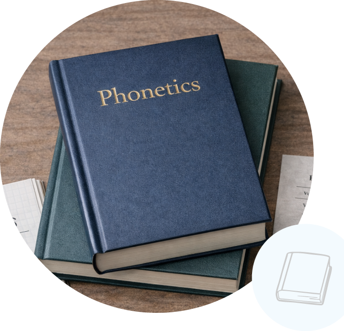 Phoneticsと書かれた本